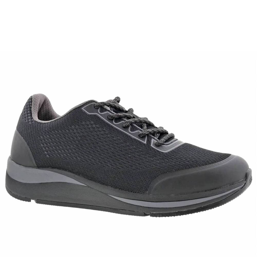 NEW DREW men's champ lace up shoe in black combo
